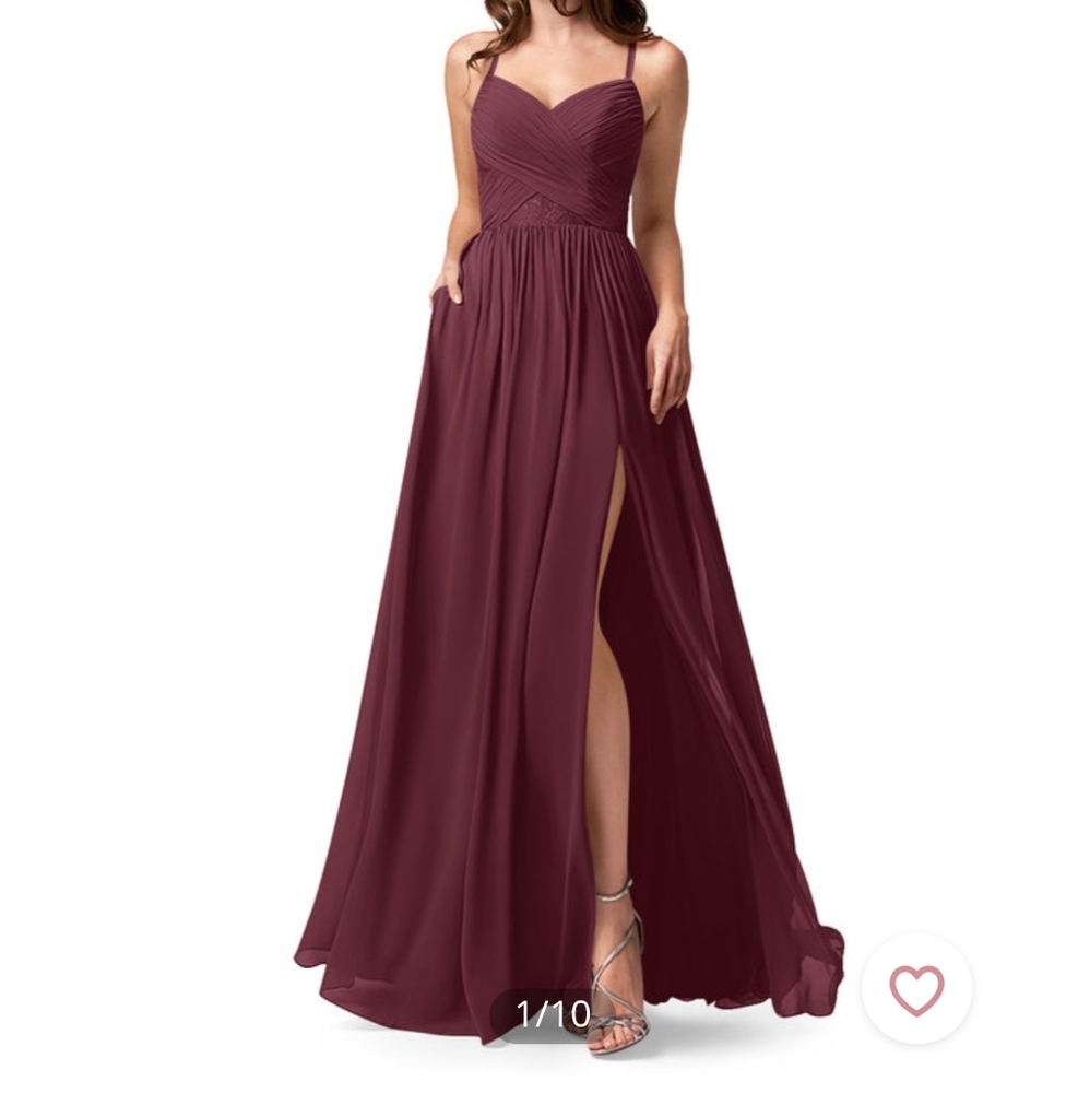 NWT Bridesmaid dress Azazie cabernet like size XL